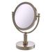 Charlton Home® Mooresville Vanity Top Modern & Contemporary Make-Up/Shaving Mirror Metal in Gray/Black | 15 H x 8 W x 8 D in | Wayfair