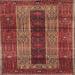 White 36 W in Indoor Area Rug - Bloomsbury Market Marcourt Traditional Red/Brown/Beige Area Rug Polyester/Wool | Wayfair