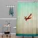 Trinx Heisy Fly Away Single Shower Curtain Polyester | Wayfair A5E8A4C74D114145BAB3ECE591B60E26