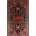 Black/Red 24 x 0.35 in Indoor Area Rug - Bloomsbury Market Oriental Wool Red/Black Area Rug Polyester/Wool | 24 W x 0.35 D in | Wayfair