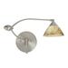 Latitude Run® Willenborg Swing Arm Lamp Glass in Gray | 6.75 H x 5.5 W x 19 D in | Wayfair 1WU-174383-SN