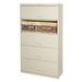 Rebrilliant Pandora 5-Drawer Vertical Filing Cabinet Metal in White | 64 H x 30 W x 18 D in | Wayfair SN10LG5-T15