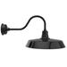 Longshore Tides Haleigh 1 - Bulb LED Outdoor Barn Light Metal in Black | 17.75" H x 22" W x 35" D | Wayfair BOAW22BK-22B