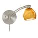 Latitude Run® Seguis Swing Arm Lamp Glass in Gray/Brown | 5.5 H x 4.125 W x 13 D in | Wayfair 1WW-5605HN-SN
