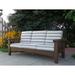 Rosalind Wheeler Calla 79" Wide Outdoor Patio Sofa w/ Sunbrella Cushions Wood in White | 35 H x 79 W x 36 D in | Wayfair