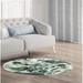 Green/White 60 x 0.08 in Area Rug - Etta Avenue™ Maximo Abstract Off White/Gold/Sage Area Rug Polyester | 60 W x 0.08 D in | Wayfair