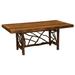 Loon Peak® Cleary Twig Log Solid Wood Dining Table Wood in Brown | 30 H x 84 W x 42 D in | Wayfair 006D8AE527E7490487116CB18DD82CE9