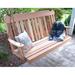 Millwood Pines Tignall Porch Swing Wood in Brown | 26 D in | Wayfair 925CA0A2FD5C446EA0B7164036A540A9