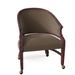 Barrel Chair - Fairfield Chair Danbury 26" Wide Swivel Barrel Chair Polyester/Other Performance Fabrics in Red/Brown | 33 H x 26 W x 25 D in | Wayfair