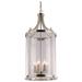 Red Barrel Studio® Colleyville 6 - Light Lantern Cylinder Pendant Glass in Gray | 30.25 H x 13.5 W x 13.5 D in | Wayfair DVP4411SN