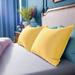 Charlton Home® Kinzie Pillowcase Microfiber/Polyester/Silk/Satin in Yellow | 26 H x 20 W in | Wayfair 41004E348B784E2CBA86E97231F52F5E