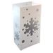 The Holiday Aisle® Plastic Luminaria Lanterns, Snowflake | 10 H x 6 W x 3.5 D in | Wayfair 32712