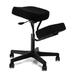 Symple Stuff Wasson Plus Height Adjustable Kneeling Chair Metal/Fabric in Black | 27 W x 27 D in | Wayfair F1445/BK