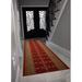 Red 26 x 0.3 in Indoor Area Rug - World Menagerie Soutwest Kilim Low Pile Slip Resistant Rugs Nylon | 26 W x 0.3 D in | Wayfair