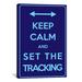 Winston Porter Keep Calm & Set the Tracking Textual Art on Canvas | 18" H x 12" W x 1.5" D | Wayfair 6D5C178880674F46BF82712837302E5C