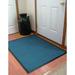 Symple Stuff Venilale Indoor Door Mat Synthetics in Blue/White/Indigo | 36" W x 60" L | Wayfair 25B24F14EDDE41B8843DFDF93FE3C086