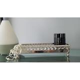 House of Hampton® Riddick Vanity Tray Metal in Gray | 3 H x 10.9 W x 4.2 D in | Wayfair 72900