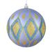 The Holiday Aisle® Matte Glitter Diamond Ball Ornament Plastic in Indigo | 6 H x 6 W x 6 D in | Wayfair 3EF5093D10C441559EB8A343F63CC8F9