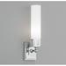 Orren Ellis Merrisa 1-Light Armed Sconce Glass/Metal in Gray | 14.75 H x 4 W x 4 D in | Wayfair AEBCB27C2C5C4FFBB92CE3BE380B446F