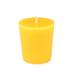 The Holiday Aisle® Citronella Scented Votive Candle Paraffin in Yellow | 1.8 H x 1.75 W x 1.75 D in | Wayfair 1E122ADC34F2469B9C12AD9630724775