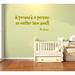 Harriet Bee A Person's a Person No Matter How Small Dr. Seuss Wall Decal Vinyl in Yellow | 12 H x 20 W in | Wayfair