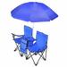 Bayou Breeze Lattimer GoTeam Folding Beach Chair Metal in Blue | 60 H x 33.5 W x 21 D in | Wayfair DF1A545CBDD2458DBED0D2B751112530