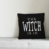 The Holiday Aisle® Stilson the Witch is In Throw Pillow Polyester/Polyfill blend | 14 H x 20 W x 1.5 D in | Wayfair