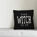 The Holiday Aisle® Stilson the Witch is In Throw Pillow Polyester/Polyfill blend | 14 H x 20 W x 1.5 D in | Wayfair