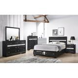 House of Hampton® Hillyard Platform 4 Piece Bedroom Set Wood in Black/Brown | King | Wayfair 63CBF43CFDC942418F5F44712379F466