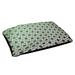 Tucker Murphy Pet™ Byrge Hexagons Triangles Dog Bed Pillow Polyester in Green/Black | 6 H x 28 W x 18 D in | Wayfair