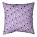 East Urban Home Mcguigan Cat fur Square Pillow Cover & Insert Polyester/Polyfill in Black | 26 H x 26 W x 9.5 D in | Wayfair