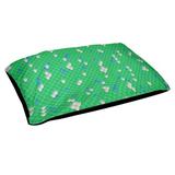 Tucker Murphy Pet™ Byrge Snake Scales Dog Bed Pillow Metal in Green/Blue | 7 H x 50 W x 40 D in | Wayfair 20C16E8E69E84D39A00C6B6957C8FCC0