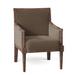 Armchair - Fairfield Chair Bridgeport 26.5" Wide Armchair Polyester/Other Performance Fabrics in White/Brown | 37.5 H x 26.5 W x 31 D in | Wayfair