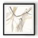 Orren Ellis Neutral Momentum III' Painting on Canvas Canvas, Solid Wood in Gray/Green | 26.5 H x 26.5 W x 1.5 D in | Wayfair