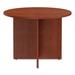 Alera® Valencia Circular Conference Table Wood in Brown | 29.5 H x 44.49 W x 44.49 D in | Wayfair CFRND42MC