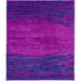 72 W in Rug - Isabelline One-of-a-Kind Caribou Hand-Knotted Tibetan Purple/Blue 6' Square Wool Area Rug Wool | Wayfair