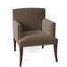 Armchair - Fairfield Chair Stafford 26" Wide Armchair Leather/Fabric in Red/Gray | 32 H x 26 W x 26 D in | Wayfair 8704-01_3152 65_MontegoBay