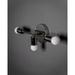 Everly Quinn 3 - Light Dimmable Armed Sconce Metal in Gray | 5.75 H x 16.25 W x 5.25 D in | Wayfair 9FE8CFA42251467382DBC8923BA8D4DA