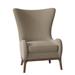 Wingback Chair - Fairfield Chair Casper 33" Wide Wingback Chair Polyester/Other Performance Fabrics in Gray/Brown | 42 H x 33 W x 32.5 D in | Wayfair