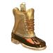 Old World Christmas Field Boot Ornament Glass in Brown/Orange/Yellow | 3.75 H x 3.5 W x 1.5 D in | Wayfair 32061