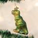 Hashtag Home T-Rex Hanging Figurine Ornament Glass, Metal in Gray/Green/Yellow | 4 H x 3 W x 2.25 D in | Wayfair F8057481566B4779A02A9DE7049BAA1F