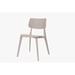 Wade Logan® Bac Commercial Stacking Patio Dining Chair Plastic/Resin in Gray | 32 H x 21 W x 21.5 D in | Wayfair CB38022BA1BD482080A841B1299EC5BB