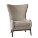 Wingback Chair - Fairfield Chair Casper 33" Wide Wingback Chair Polyester/Other Performance Fabrics in Gray/Brown | 42 H x 33 W x 32.5 D in | Wayfair