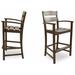 Ivy Terrace Classics 2-Piece Bar Outdoor Arm Chair Set Plastic | 47.13 H x 24.5 W x 21.75 D in | Wayfair IVS110-1-MA