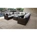 River Brook 11 Piece Rattan Sectional Seating Group w/ Cushions Synthetic Wicker/All - Weather Wicker/Wicker/Rattan | Outdoor Furniture | Wayfair