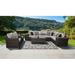 River Brook 11 Piece Rattan Sectional Seating Group w/ Cushions Synthetic Wicker/All - Weather Wicker/Wicker/Rattan | Outdoor Furniture | Wayfair