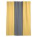 East Urban Home Pittsburgh Football Stripes Sheer Rod Pocket Single Curtain Panel Sateen in Black | 53 H in | Wayfair