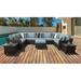 River Brook 12 Piece Rattan Sectional Seating Group Synthetic Wicker/All - Weather Wicker/Wicker/Rattan | Outdoor Furniture | Wayfair RIVER-12G-SPA