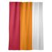 East Urban Home Tampa Bay Football Stripes Room Darkening Rod Pocket Single Curtain Panel Sateen in Red/Yellow | 53 H in | Wayfair