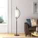 Mercury Row® Bragdon 63.5" Floor Lamp Metal in Black/White | 63.5 H x 11 W x 11 D in | Wayfair 1778376776C2409E805E3B292F25A866